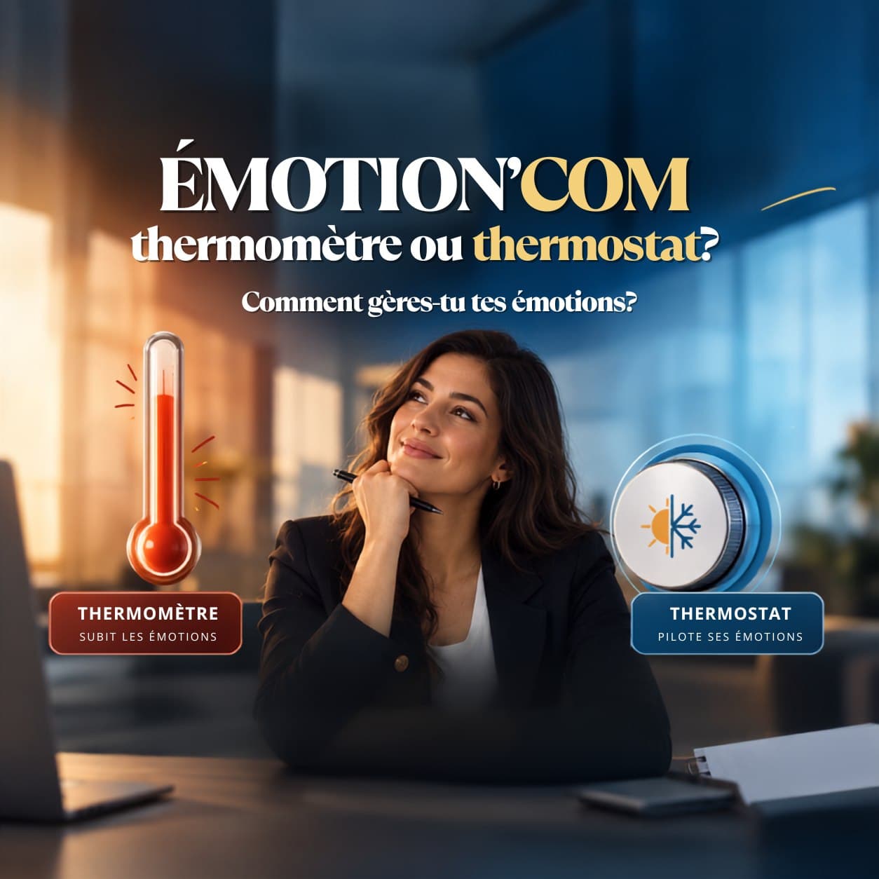ÉMOTION'COM — thermomètre ou thermostat